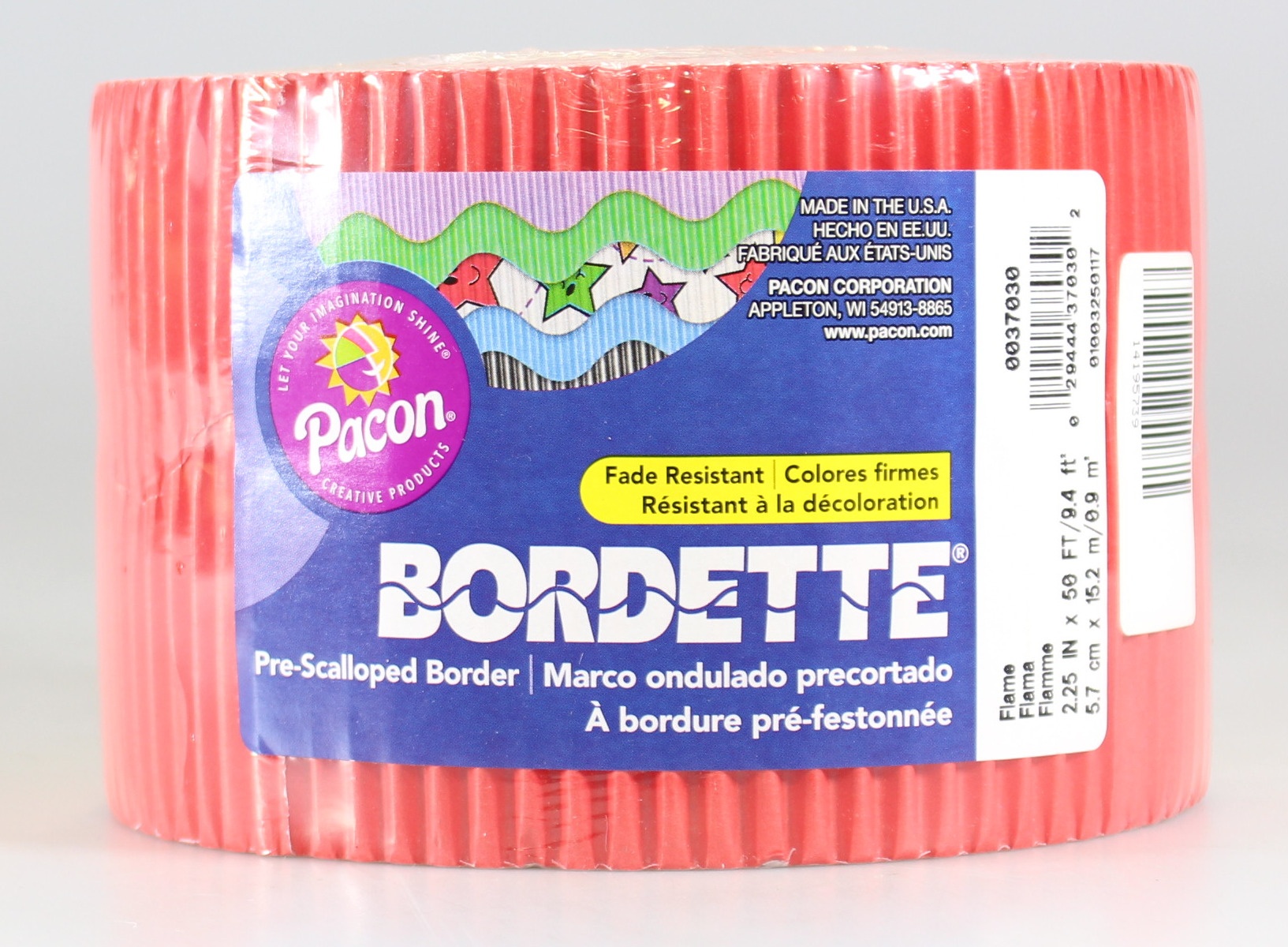 Pacon Bordette Decorative Border Bordette Decorative Border 2 1 4quot X 50 Roll Flame Red By Pacon Corporation Shop Online For Toys In Australia