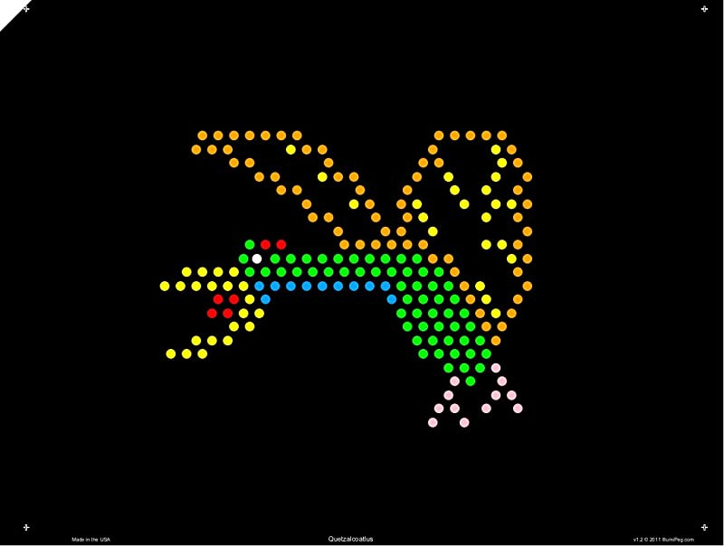 lite brite dinosaur