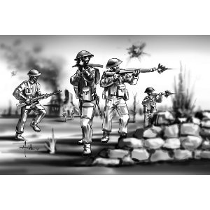 Airfix A01763 WWII British Infantry Northern Europe 1:72 Scale Series 1 Plastic Figures
