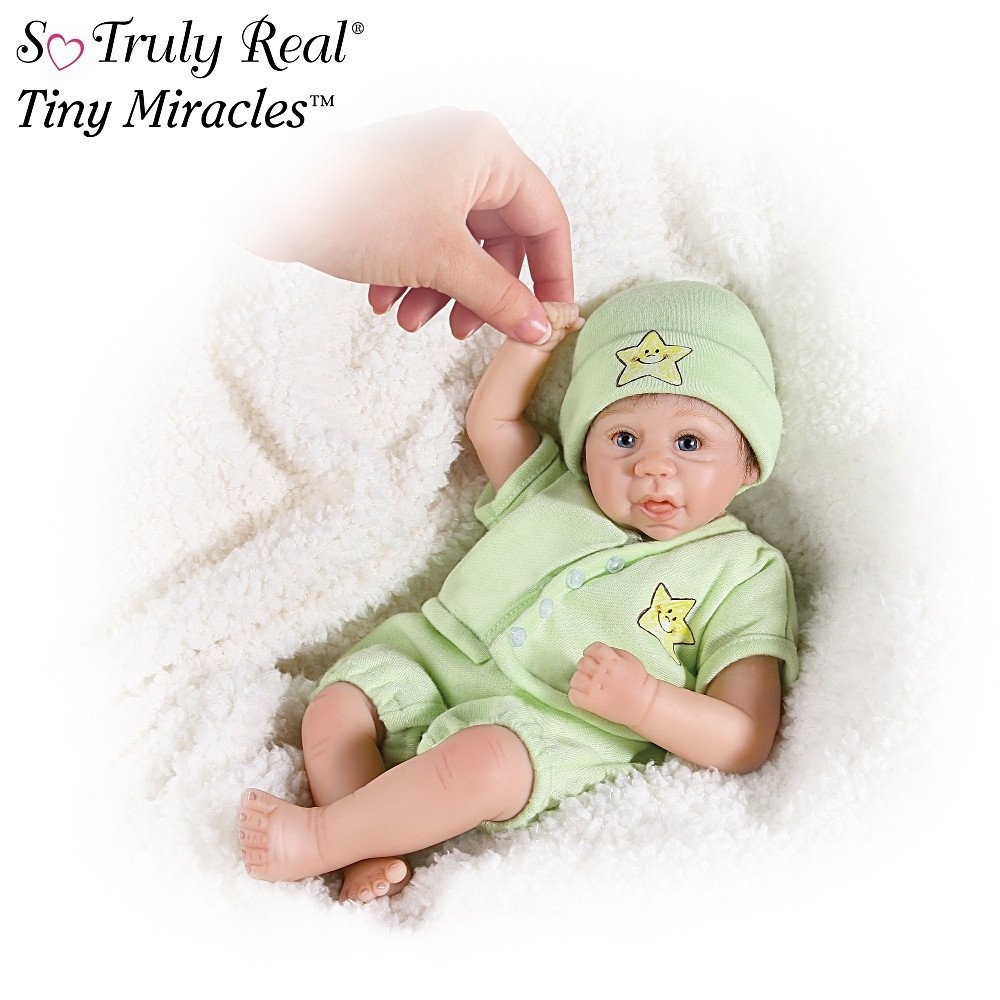 miniature lifelike baby dolls