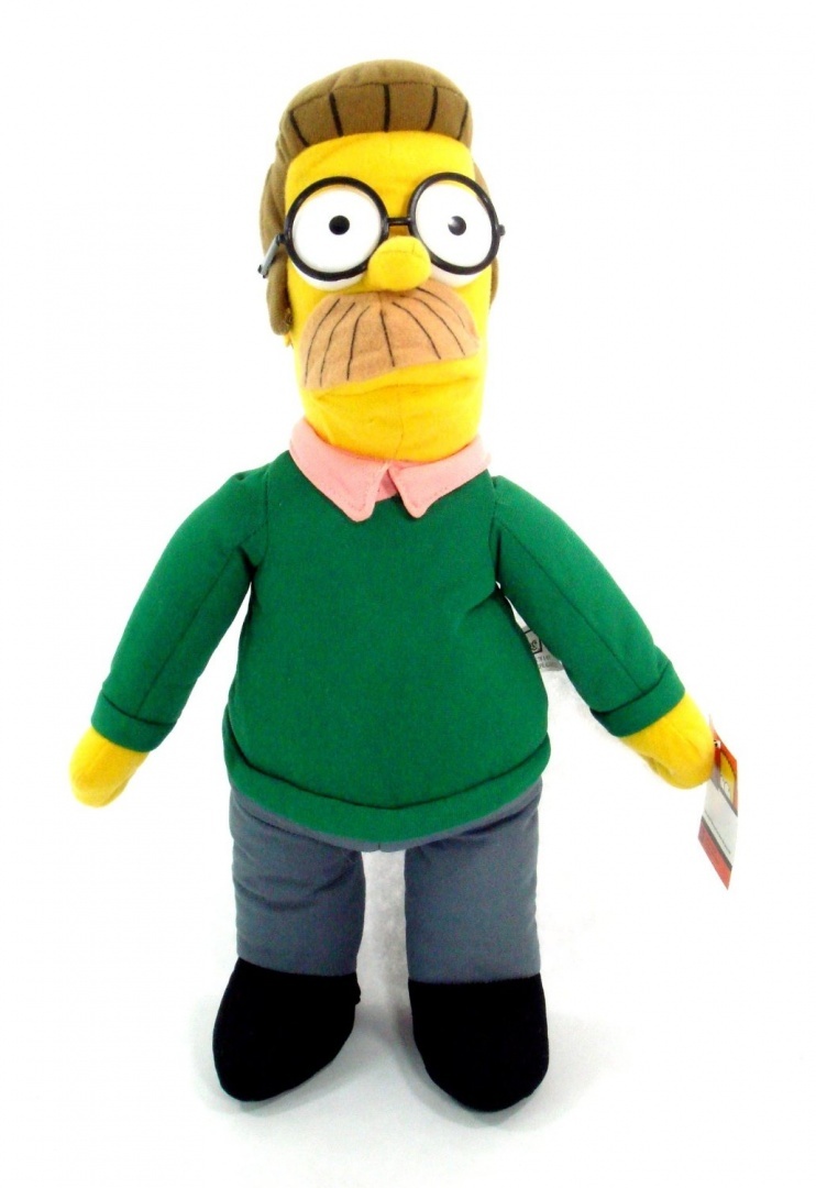 Simpsons 43cm Ned Flanders Plush Doll 