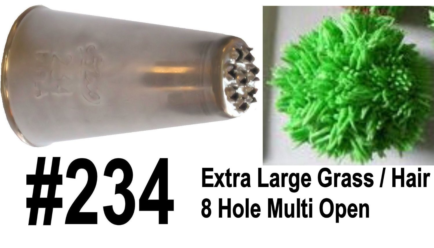 Strands for Icing Cupcake Large Multi Open Icing Tip ...