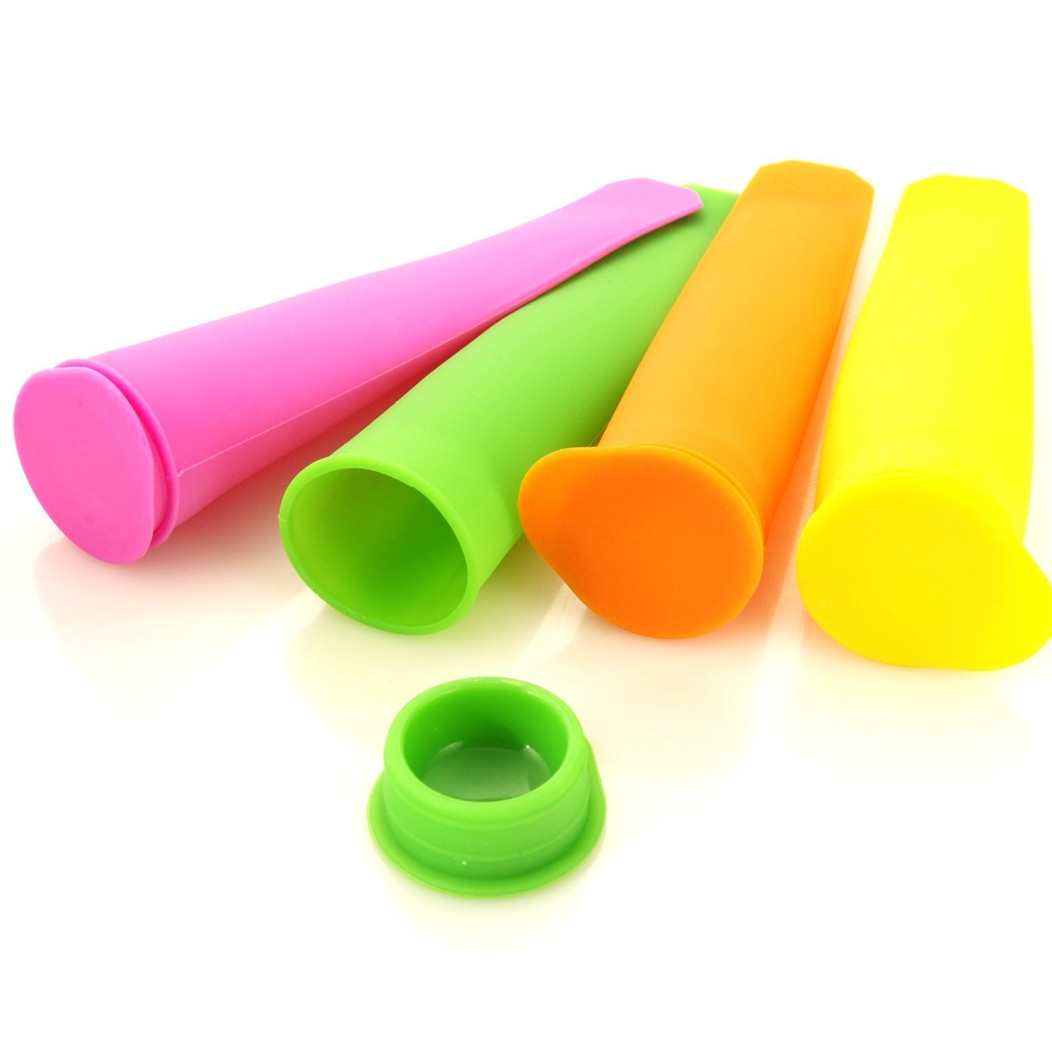 4Pack Callippo Silicone Ice Pop Moulds Calipo Push Up Lolly Mold