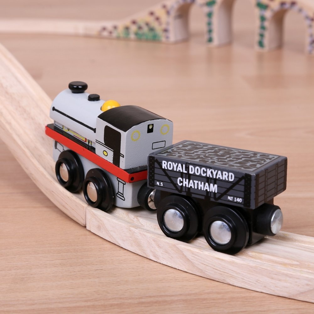 Bigjigs Rail Heritage-Kollektion Lokomotive Peckett