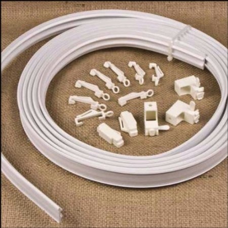 4 5m Flexible Straight Bay Window Curtain Track Rail Enough For
