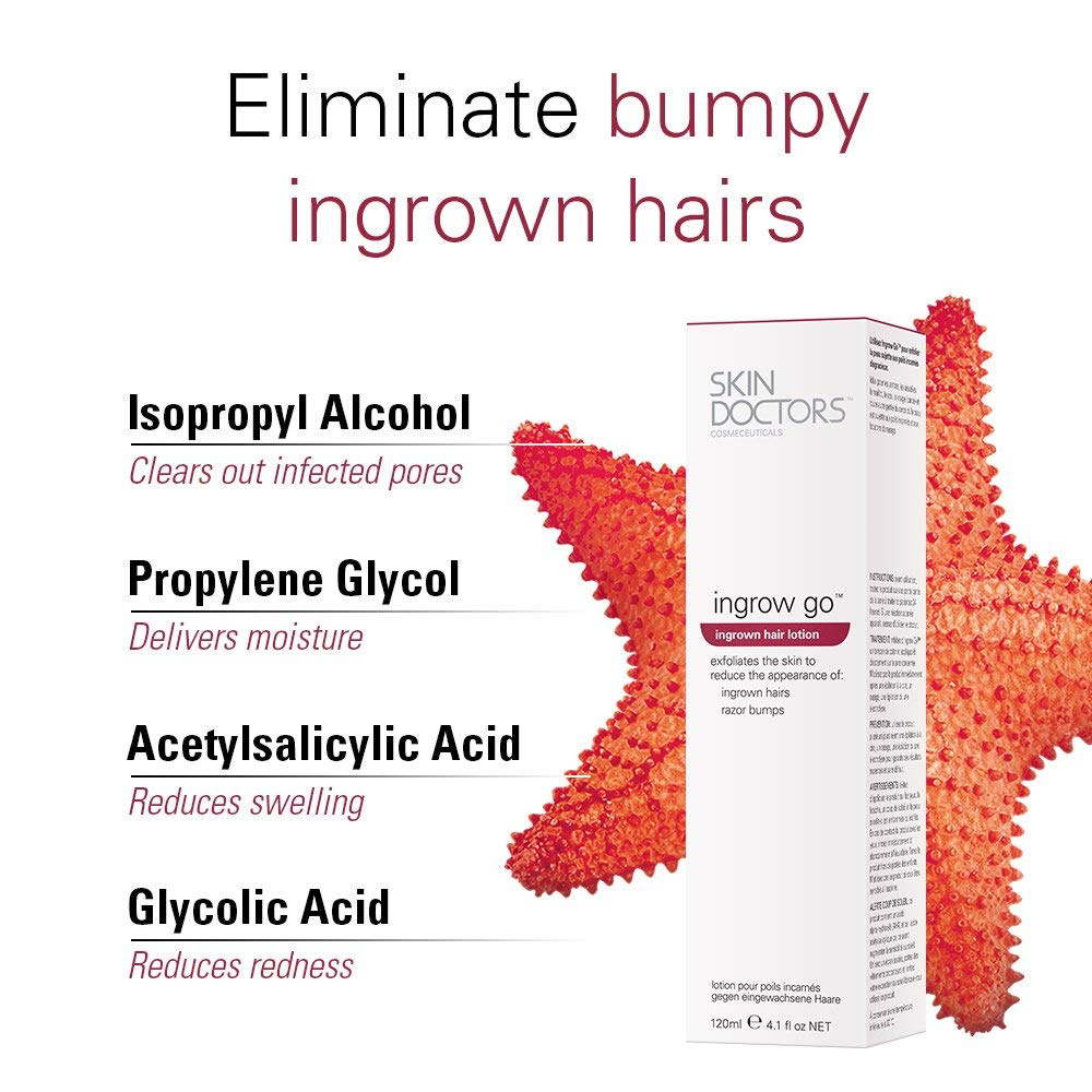 Skin Doctors Ingrow Go Ingrown Hair Removal Lotion 120ml By Skin