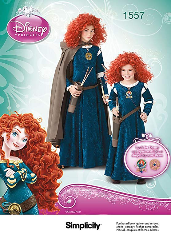 Girls' Disney Brave Costume sizes 
