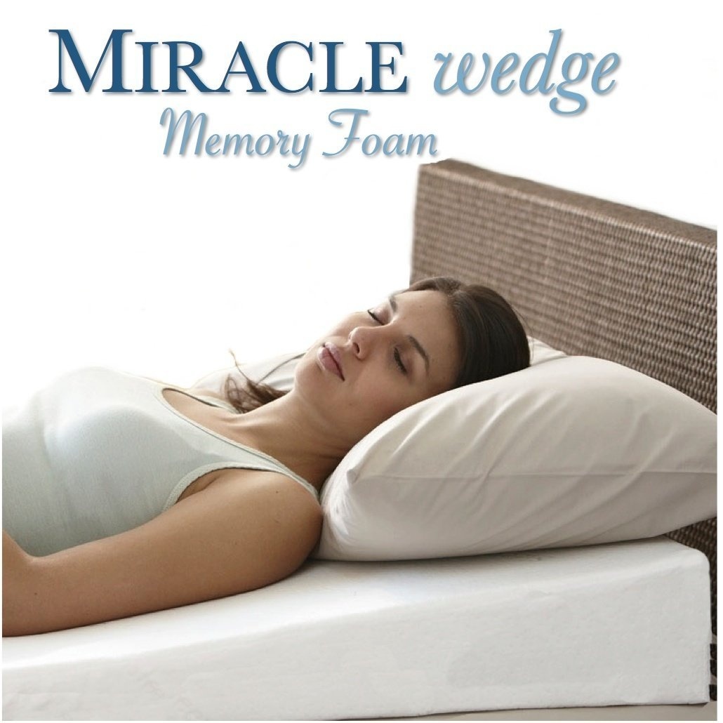 Memory Foam Wedge Pillow For Acid Reflux Visco Wedge Pillow For