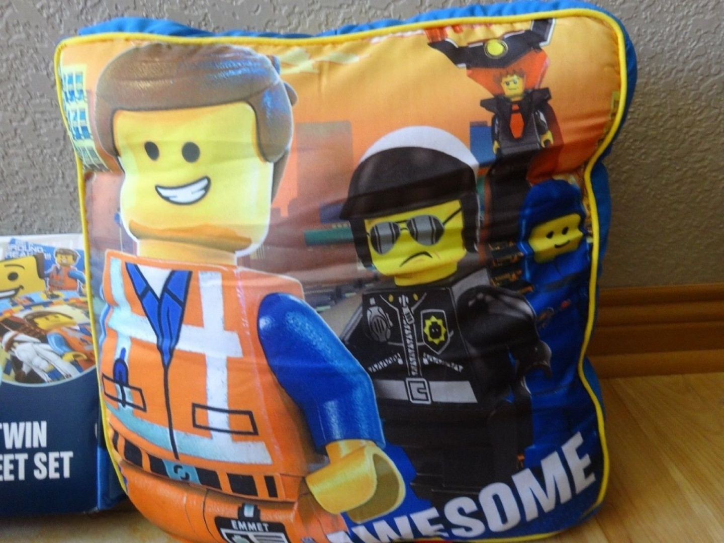 The Lego Movie Bed Pillow Cushion Emmet Policeman By Lego