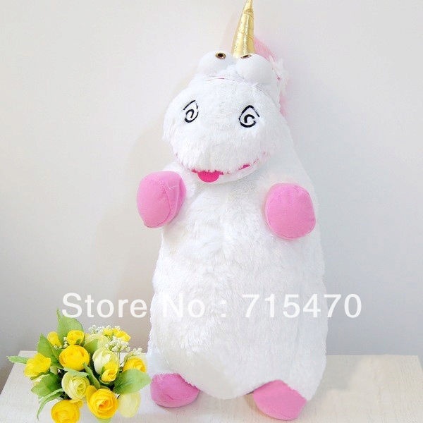 Size 60cm Large Despicable Me Agnes Fluffy Unicorn Soft Plush Doll
