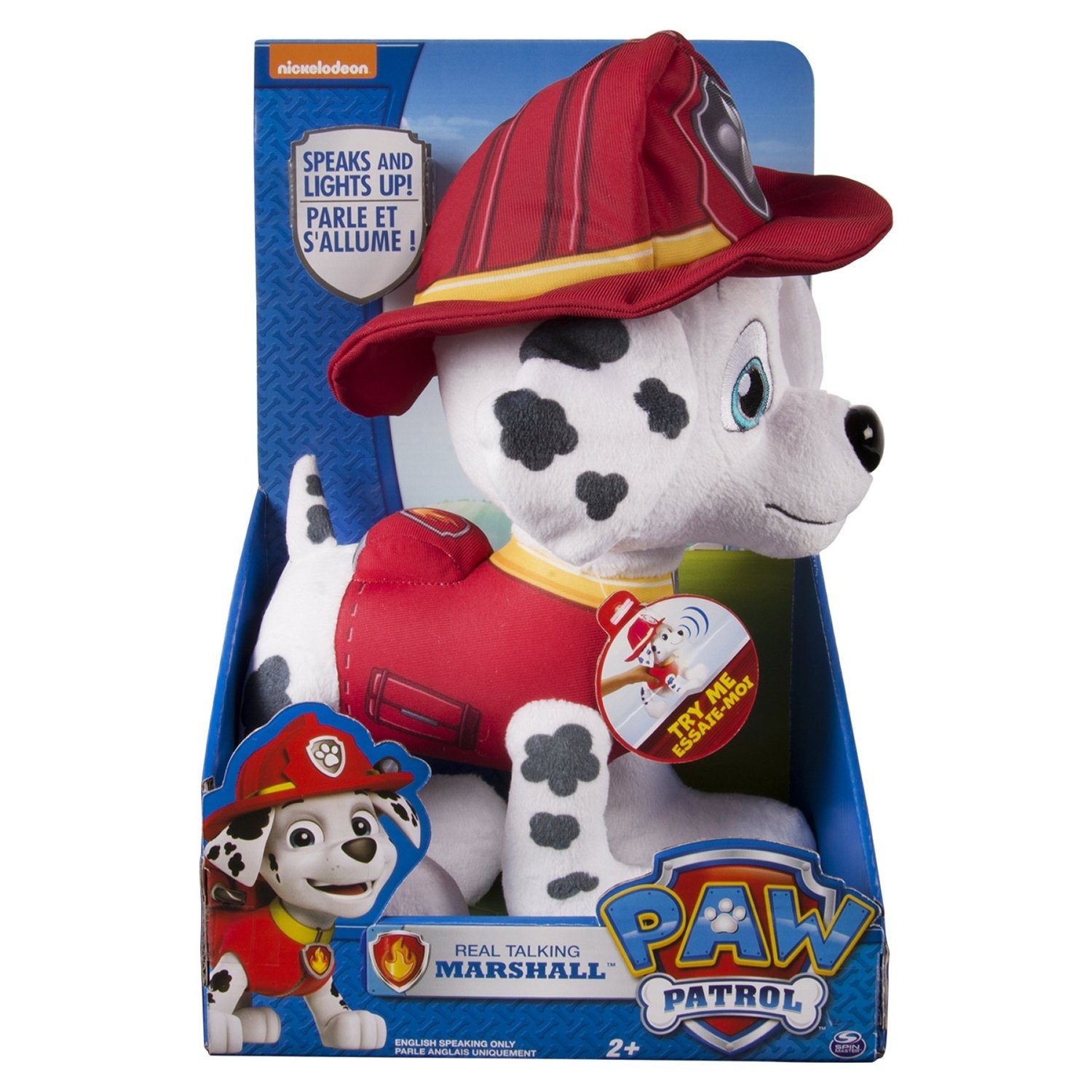 paw patrol real talking chase plush toy