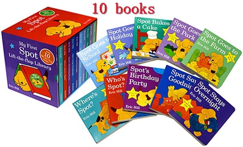 My First SPOT Lift-the-Flap Library 10 Books Set Eric Hill