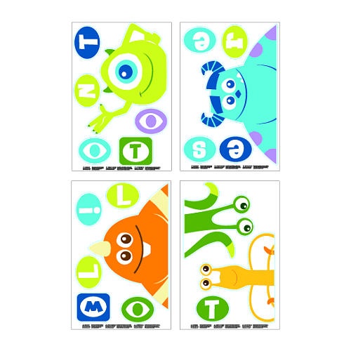 Disney Baby Monsters Inc Wall Decals By For Homeware In Australia - Monster Inc Wall Decals Disney Baby Monsters Inc Wall Decals By For Homeware In Australia - Monster Inc Wall Decals