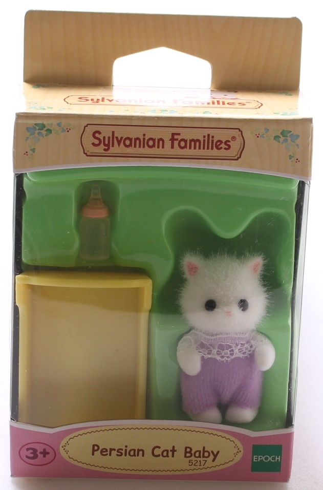 sylvanian families persian cat baby
