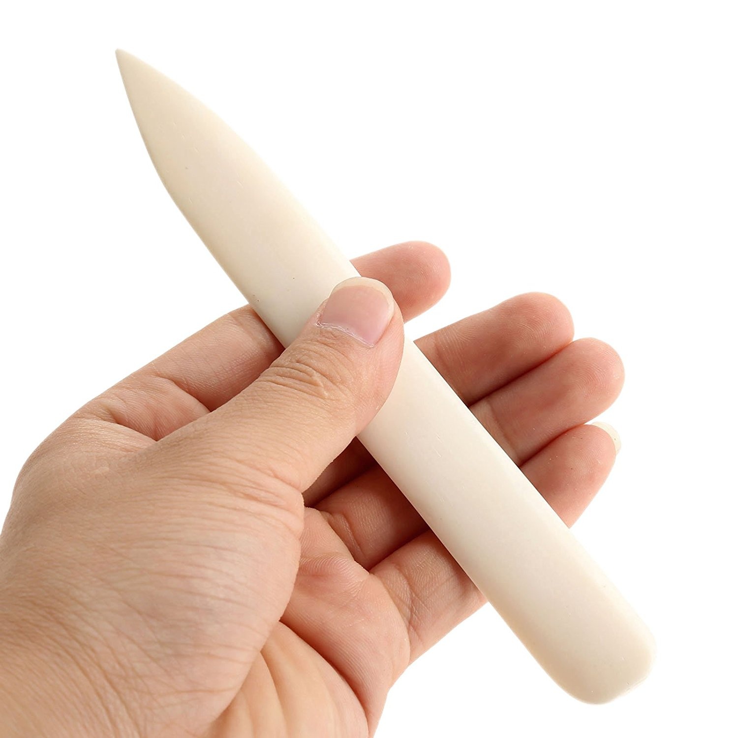 White Folding 100/% Teflon Extra Smooth Origami Bookbinding Premium Quality for Scoring Crafty Gnome Teflon Bone Folder and Scoring Tool Creasing