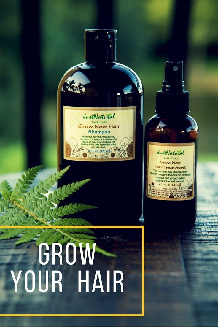 Grow New Hair Shampoo By Just Natural Products Shop Online For