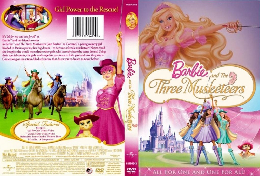 Barbie Musketeers Logo Barbie Movies Barbie And The Three