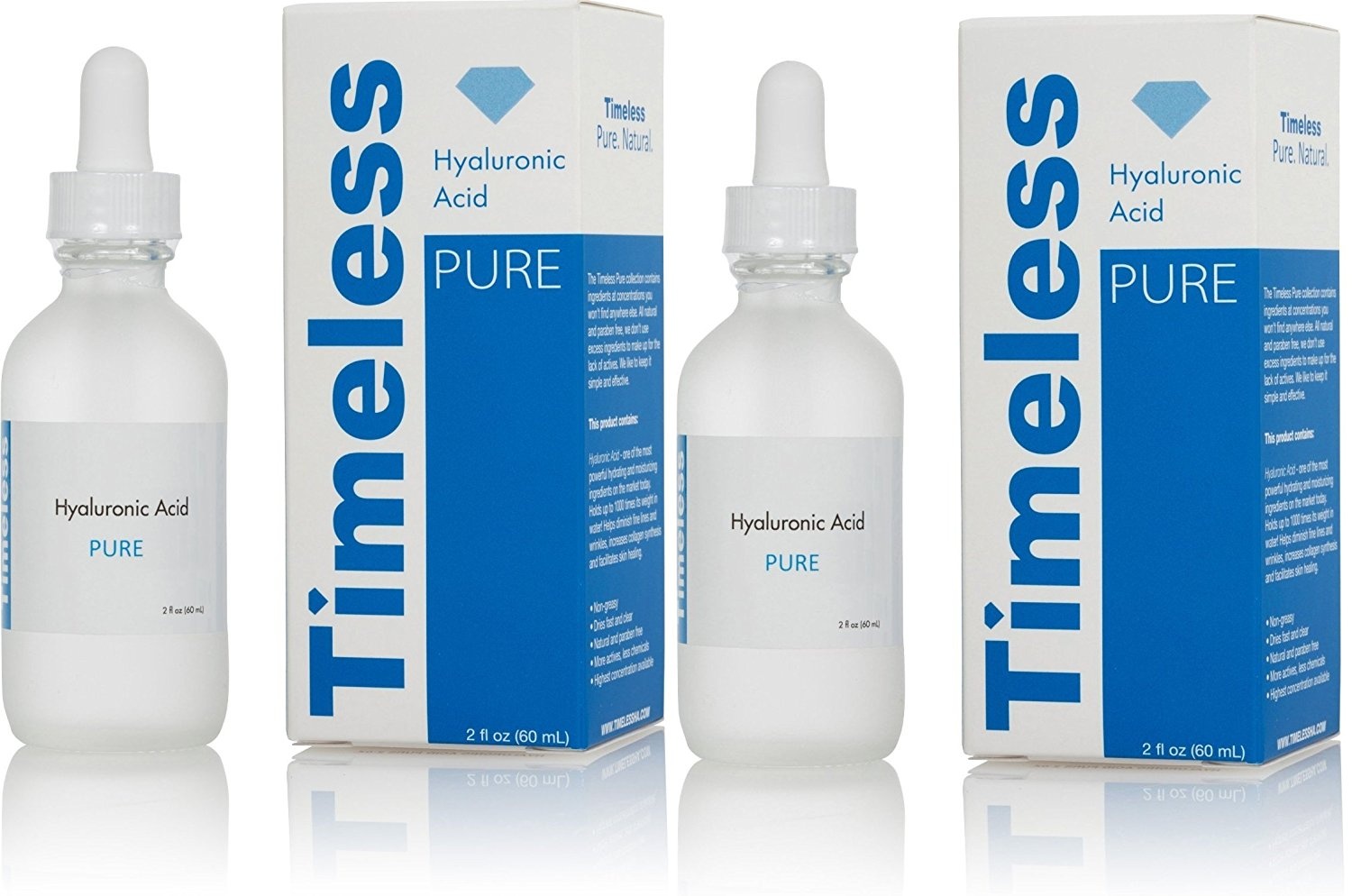 The Original Hyaluronic Acid Serum 100 Pure 120ml By Timeless