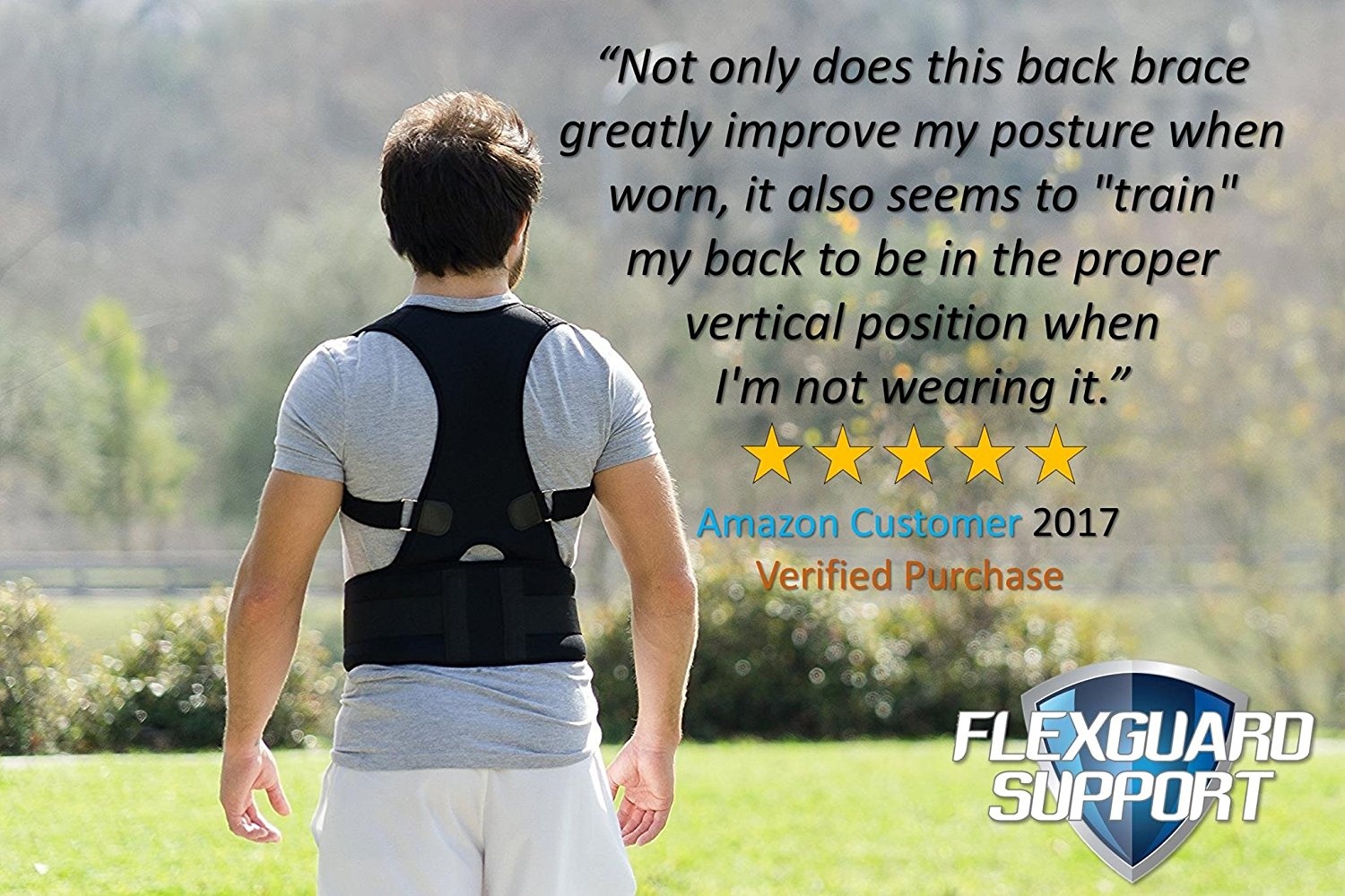 flexguard support back brace posture corrector