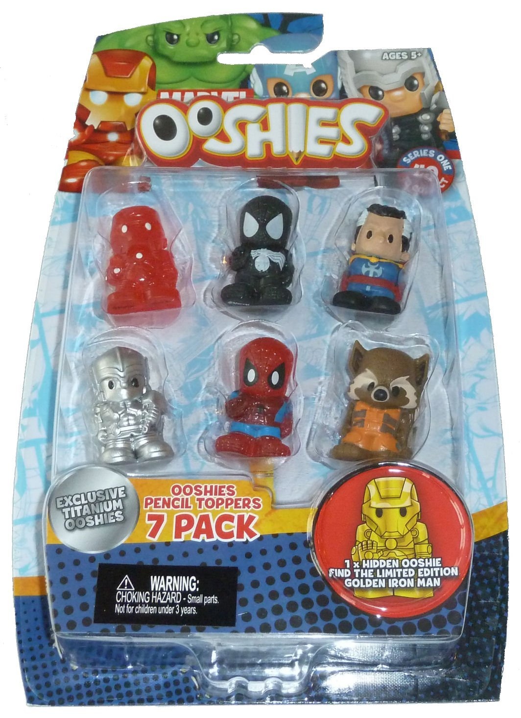 Ooshies Set 10cm Marvel Series 2.5cm 