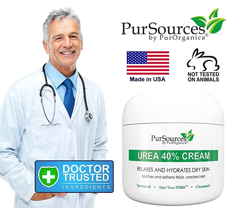 PurOrganica Urea 40 Percent Foot Cream 