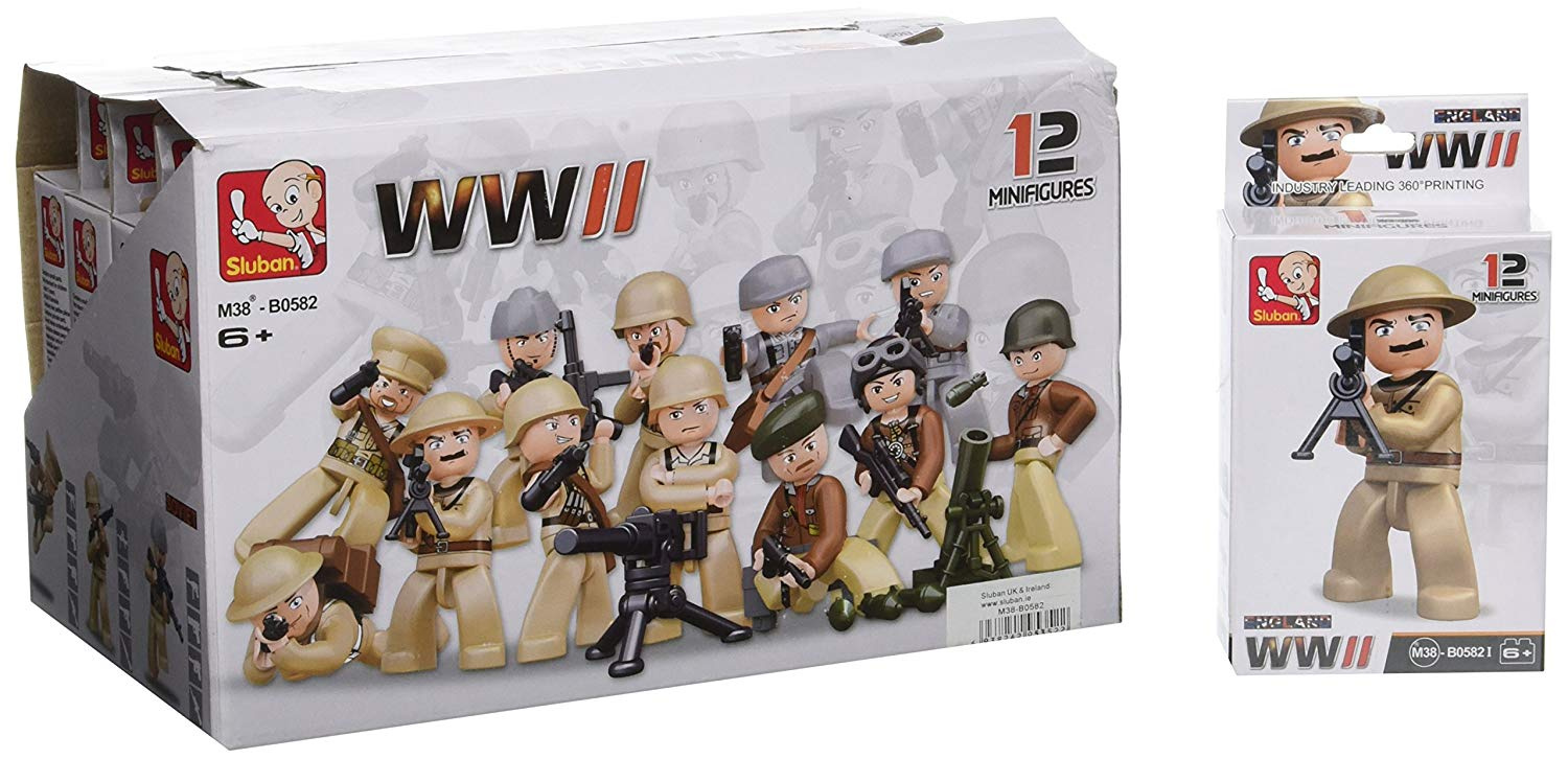 sluban ww2 minifigures