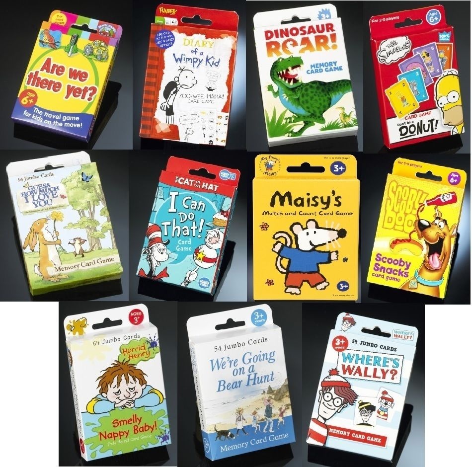 Paul Lamond Card Games Memory Snap Travel Games Kids Games Gi