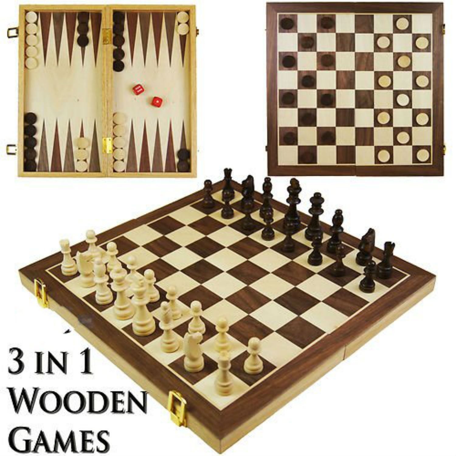 Backgammon Boards Game Pieces and Dice Cotton Fabric Fat Quarter