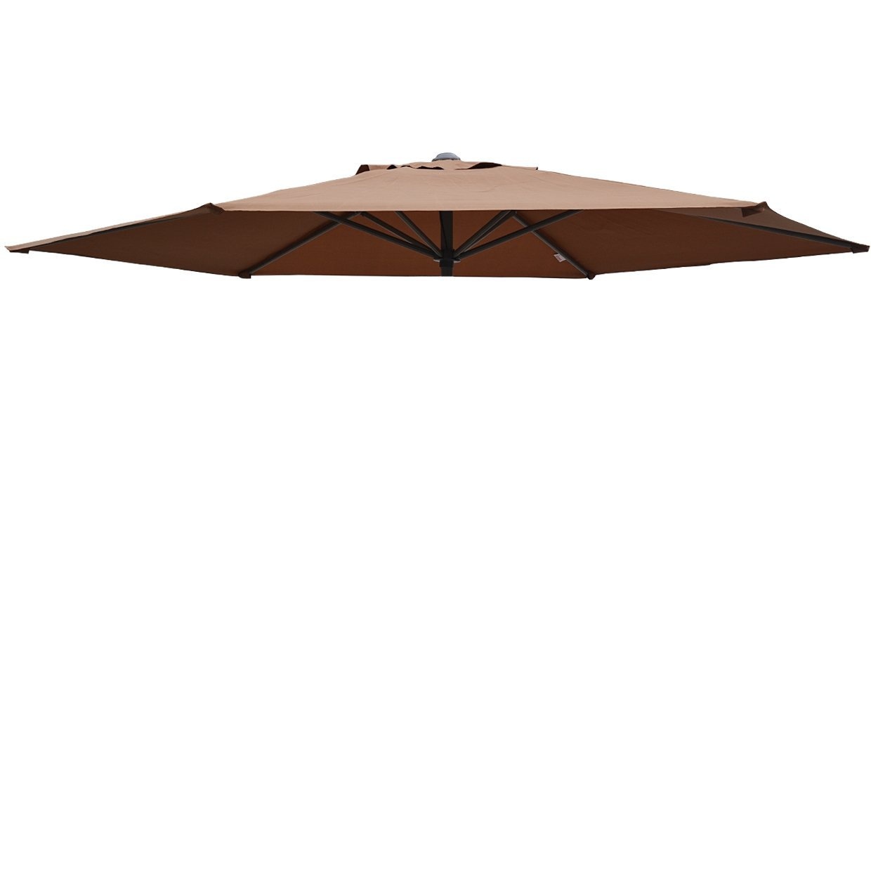 Strong Camel Replacement Patio Umbrella Canopy Cover For 2 5m 6 Ribs Umbrella Taupe Canopy Only Brown By Strong Camel Shop Online For Homeware In Australia