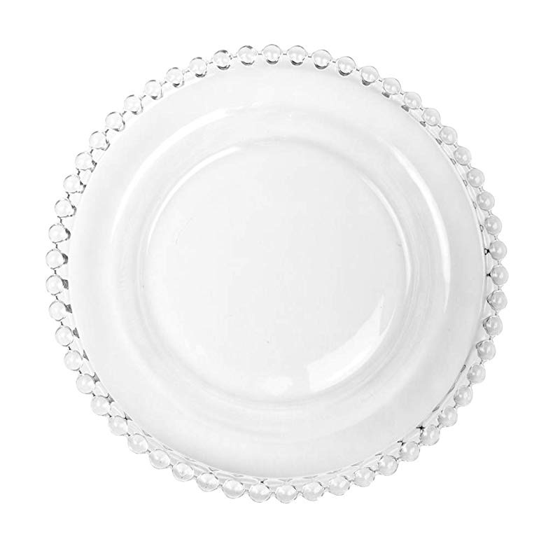 4 Place Setting Bella Perle Beaded Dinner Service Crockery Glass Plates Bowls 4 Place Setting Bella Perle Beaded Dinner Service Crockery Glass Plates Bowls