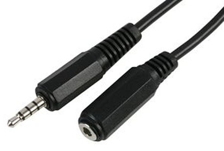 Female Jack Extension Cable Lead 3m 