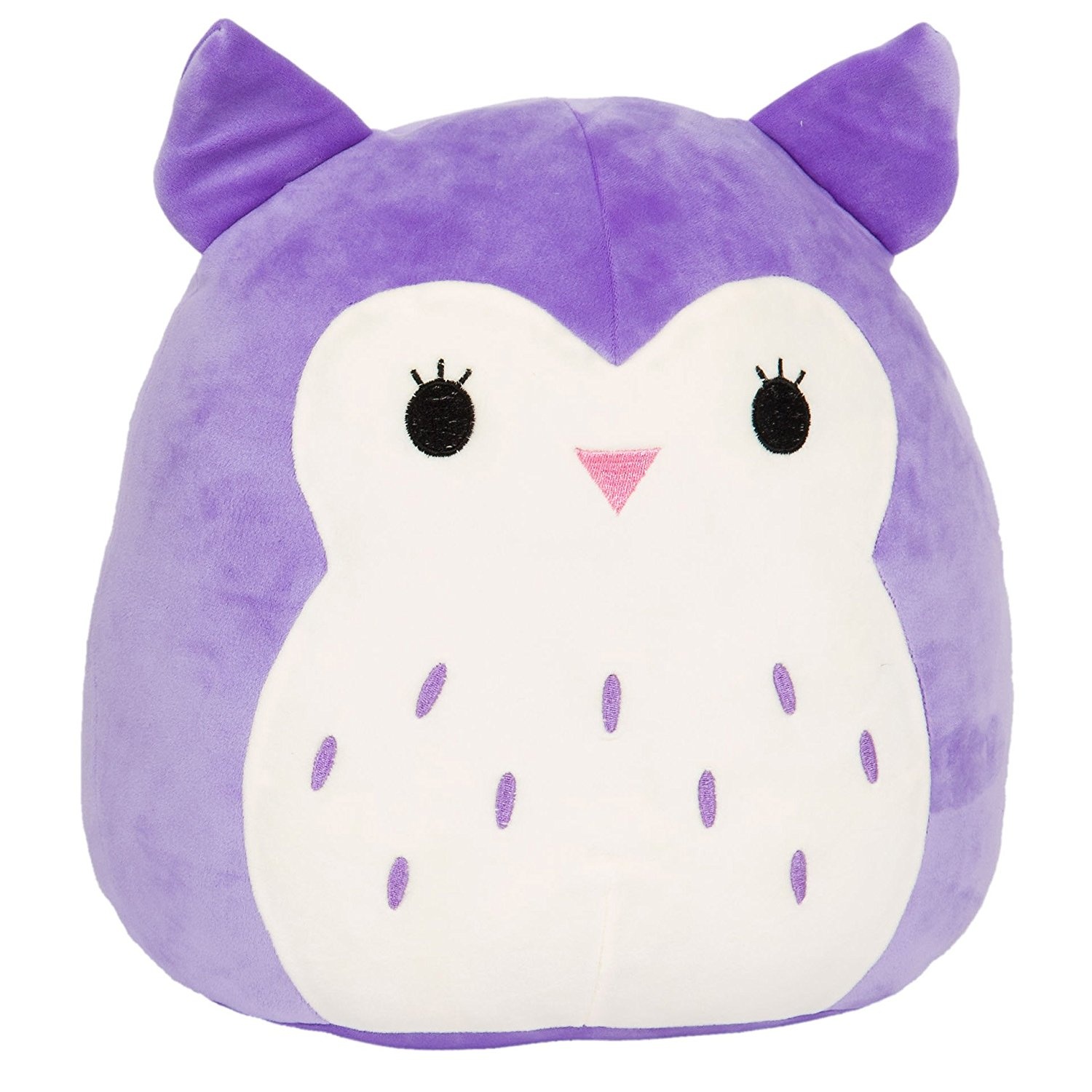 Kellytoy Squishmallow 20cm Holly The Purple Owl Super Soft Plush