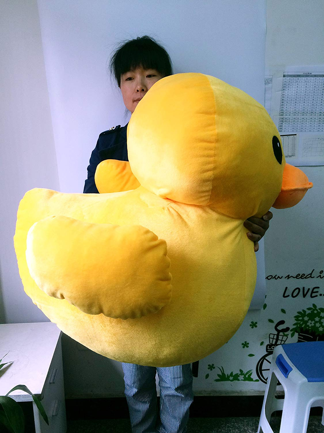 yellow duck stuffed toy