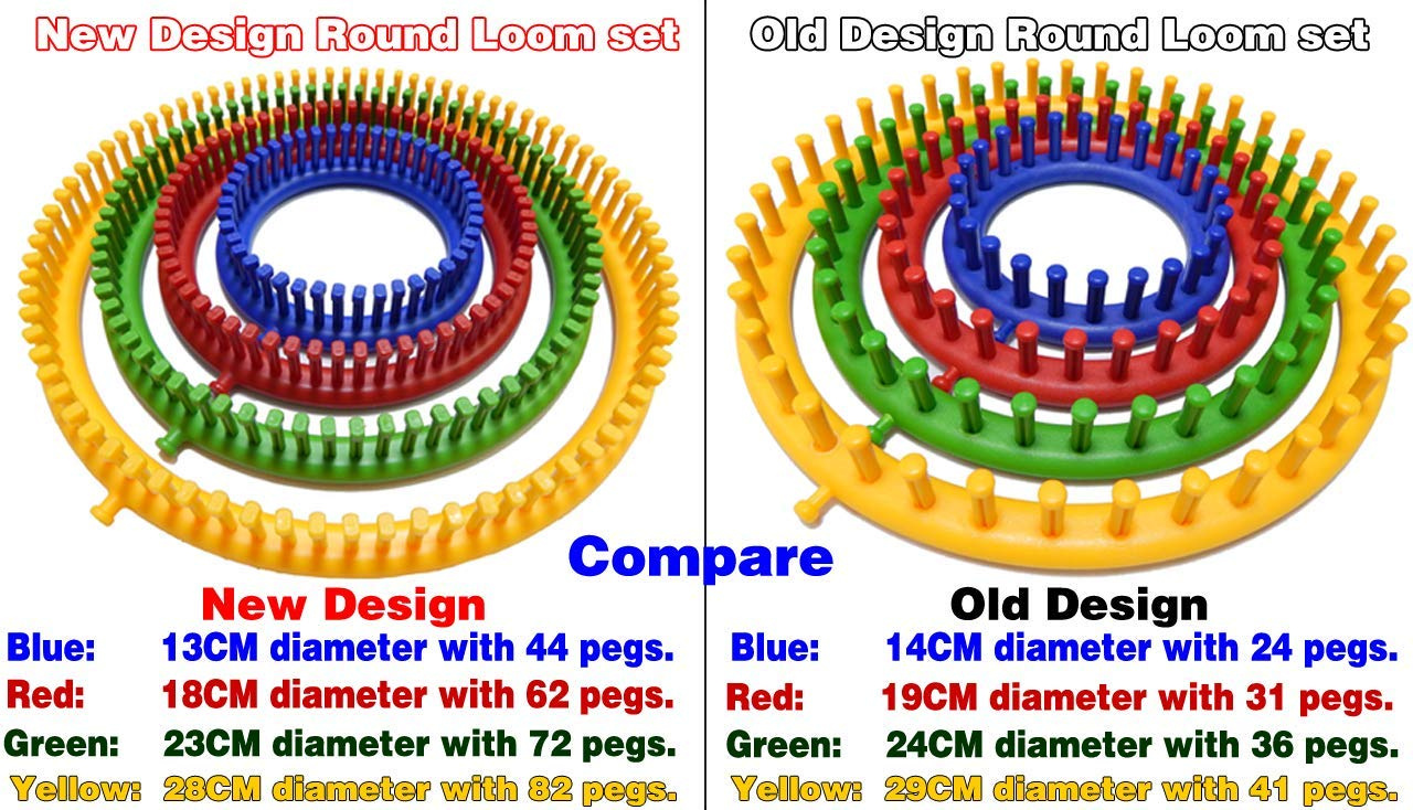 31 peg round loom