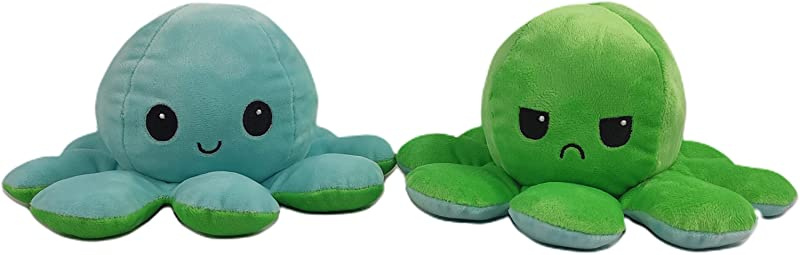 double sided squid plush